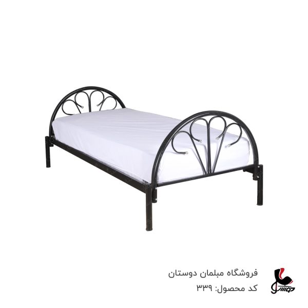 تخت خواب تکنفره طاووس کد 339-337