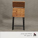 میز وصندلی 2نفره چوبی کد650-843