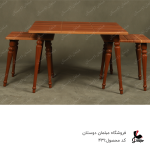 میز جلو مبلی و عسلی مدل و کیوم کد 431