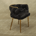 صندلی ارایشگاهی چهارپایه گامبی کد1804