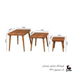 میز جلو مبلی و عسلی حصیری کد1930