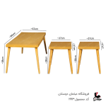 میز جلو مبلی و عسلی چوبی کد 1993
