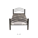 تخت خواب تک نفره مدل شادی کد2003
